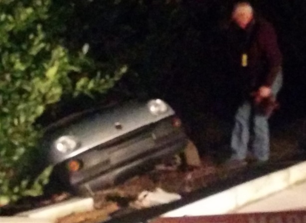 Dos coches caen por terraplenes en Ponte do Porto y Salto